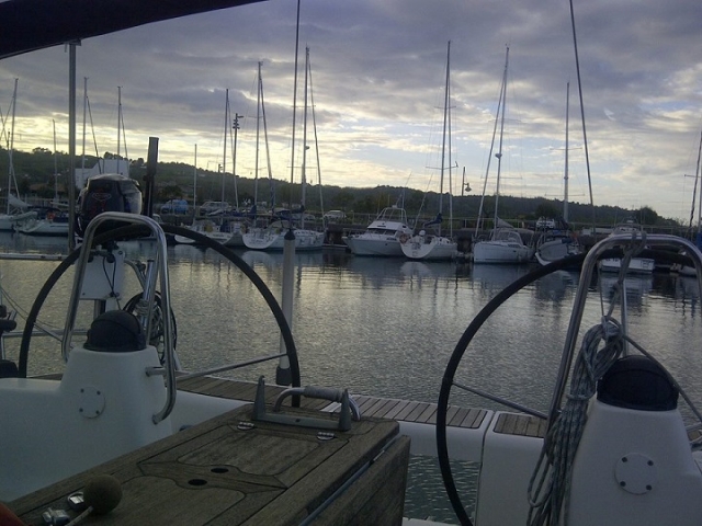 vistas de la marina
